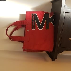 Michael Kors canvas tote bag